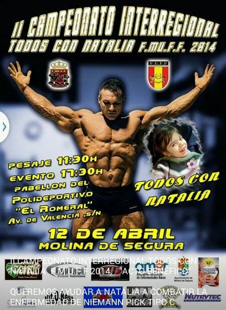 Isidoro José Martínez, monitor de move, participó en el II Campeonato Interregional Men´s physique