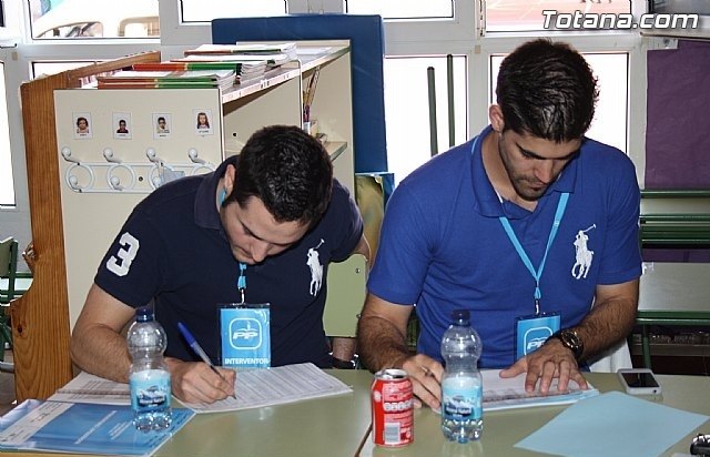 El Partido Popular tendrá 39 interventores y 30 apoderados en los colegios electorales de Totana para las elecciones del 25 de mayo