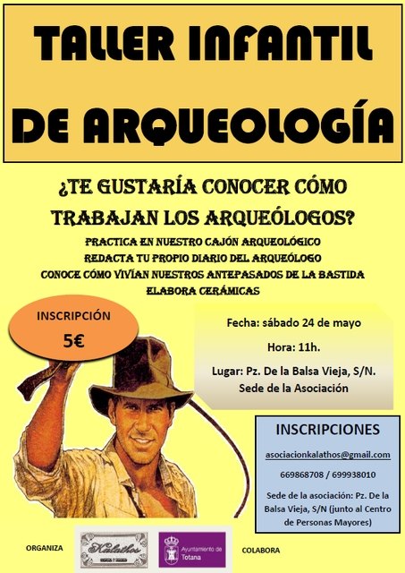 La Asociación Kalathos organiza tres actividades para los próximos días