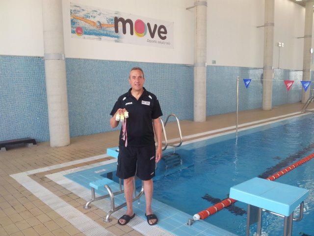 José Miguel Cano participó en el Open Master de Natación