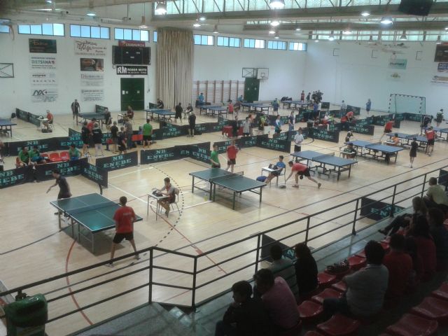 Totana acogió el Campeonato Autonómico Individual de todas las categorías de Tenis de Mesa