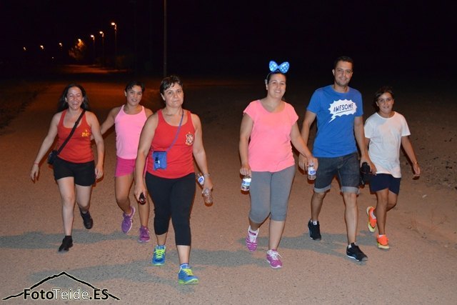 La III Marcha Nocturna por El Raiguero Bajo tuvo lugar el pasado sábado