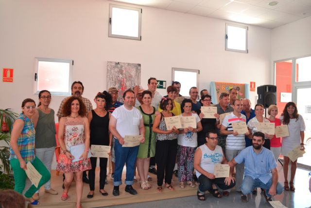 Se celebra el acto de clausura del curso 2014/15 en el Centro de Día para Personas con Enfermedad Mental de Totana