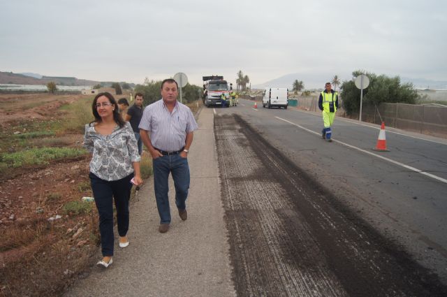 Comienzan las obras de acondicionamiento de la Nacional 340 desde Alhama hasta Lorca