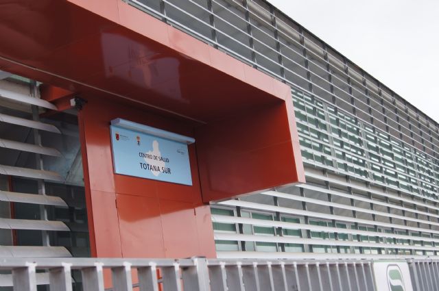 La alcaldesa de Totana comunica que el nuevo Centro de Salud Totana-Sur entrará en funcionamiento de forma paulatina a partir del 17 de noviembre