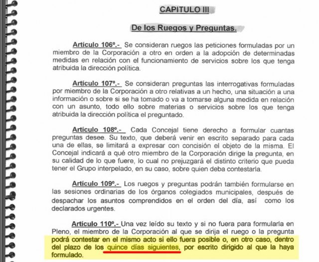 ROF (Reglamento Orgánico de Funcionamiento)