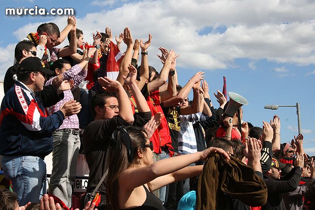 La afición del CAP Ciudad de Murcia no asistirá el domingo al partido que enfrenta a su equipo con el Olímpico de Totana