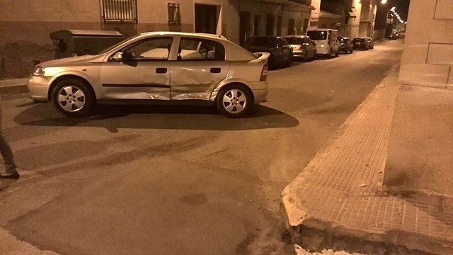 La Policía Local de Totana localizó ayer al conductor que provocó un accidente en la noche del sábado al domingo y se dio a la fuga