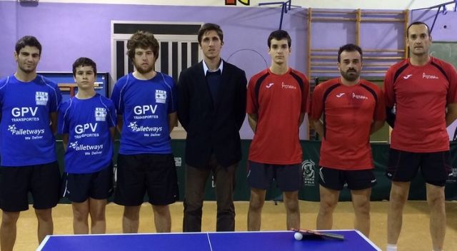 Tenis de mesa. 2ª nacional. Transportes Palletways Elche 4 - C. Totana T.M. 2