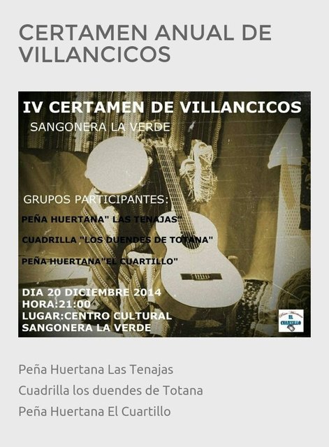 La cuadrilla totanera de 'Los Duendes' participarán este fin de semana en varios eventos fuera de Totana