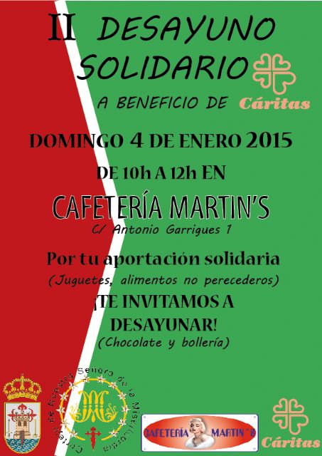 II desayuno solidario a beneficio de Cáritas