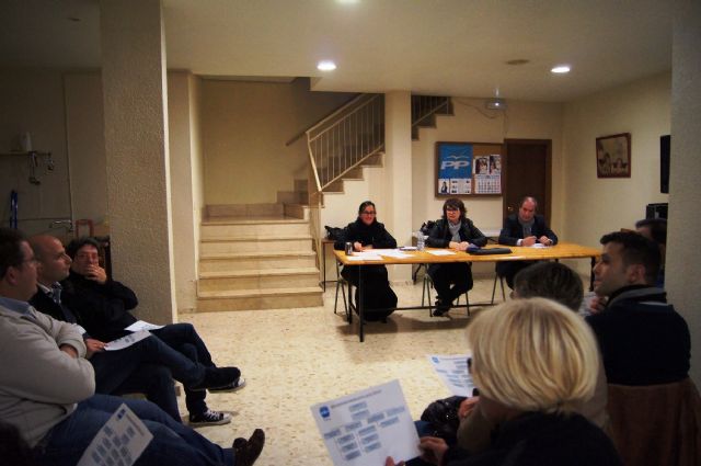 La Ejecutiva del PP de Totana designa a los responsables de sus nuevos órganos de gobierno