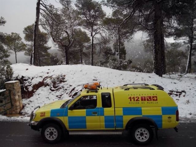 Llegan las primeras nieves a Sierra Espuña