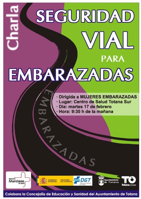 Las Concejalías de Educación y Sanidad organizan una charla informativa sobre consejos para mujeres embarazadas y seguridad vial