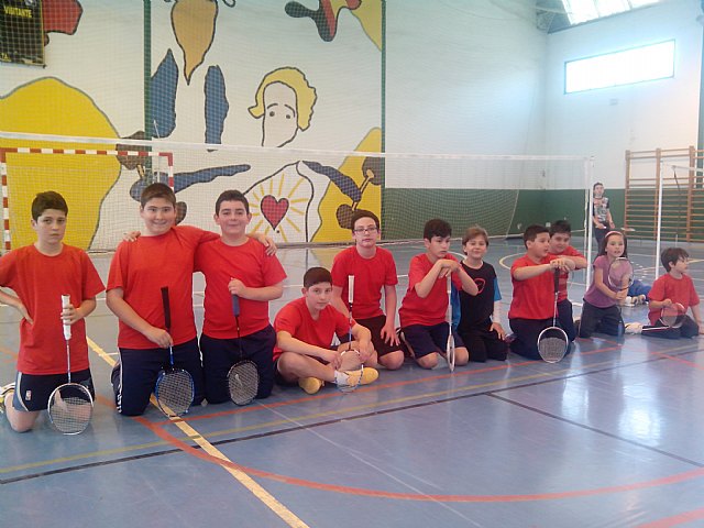 Totana acogió la 3ª prueba de la liga regional en edad escolar de bádminton