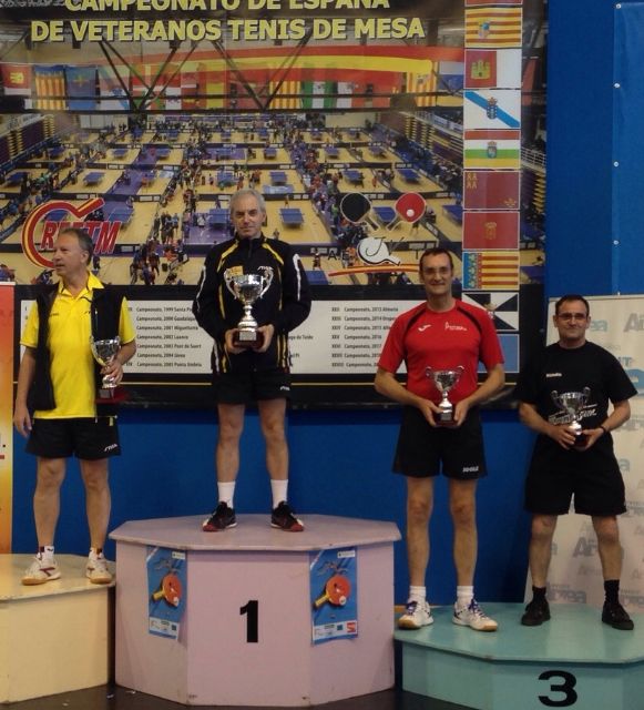 Buena actuación de la representación del club Totana TM en los Campeonatos de España de Veteranos