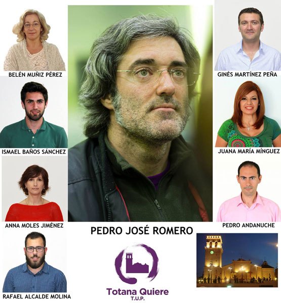 Totana Quiere Unión y Progreso asegura que es una Candidatura de Unidad Popular Municipal al ayuntamiento de Totana