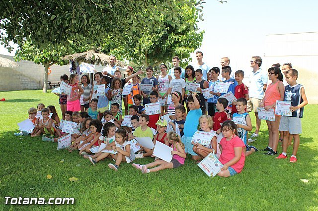 Se clausura el 'Campus de Verano' correspondiente a la primera quincena de julio en el Complejo Deportivo 'Valle del Guadalentín', en El Paretón