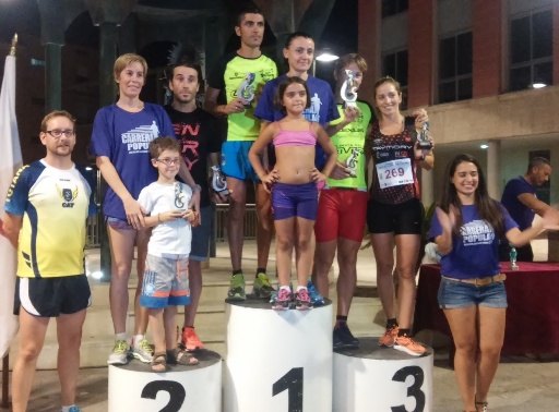 231 atletas participaron en la Carrera Popular 'Fiestas de Santiago de Totana'
