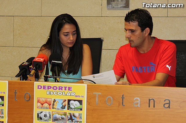 El programa de 'Deporte Escolar 2015/16' comenzará el próximo día 3 de octubre