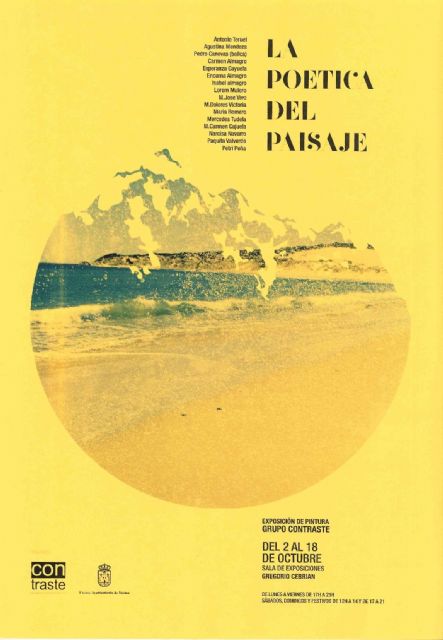 La Asociación Cultural de Pintores 'Con-Traste' organiza la muestra 'La poética del paisaje'