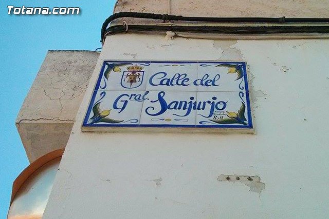El Consitorio iniciará un proceso de eliminación de nombres relacionados con la dictadura franquista en las calles y plazas de Totana