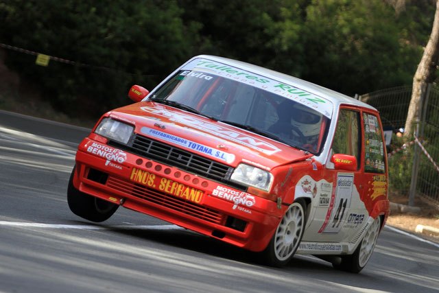 Pedro González y su habitual Renault 5 Gt Turbo realizaron una gran actuación en la prueba de casa
