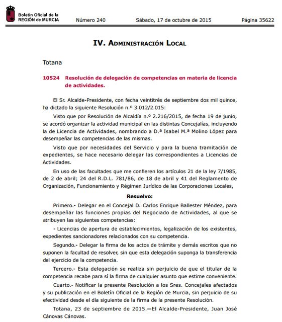 BORM Nº 240