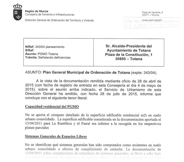 TUP asegura que queda mucho trabajo pendiente para el PGOU