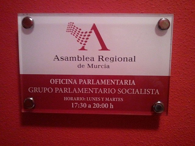 Totana contará con una Oficina Parlamentaria del Grupo Parlamentario Socialista
