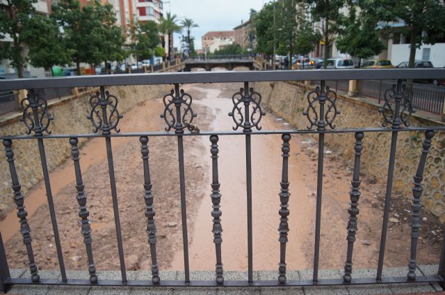 Se registra una media de 21litros por metro cuadrado en Totana a consecuencia de las lluvias torrenciales de la pasada noche