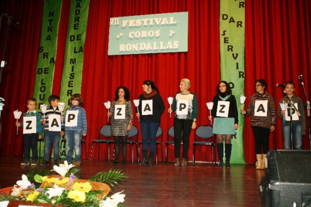 Se celebra el VII Festival de Coros y Rondallas a beneficio de la delegación de 'Nuestra Señora de Lourdes' en Totana