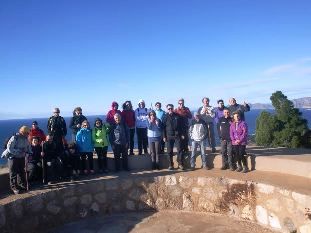 27 participantes se dan cita en la 4ª jornada del programa de Senderismo en la Sierra de la Fausilla, en el litoral de Cartagena