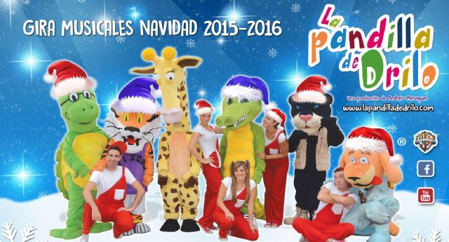 El espectáculo musical infantil 'Canta Baila: La Pandilla de Drilo' se celebra mañana