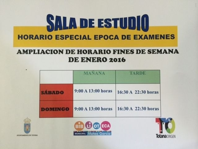 Se amplía el horario de la Sala de Estudio del Centro Sociocultural “La Cárcel” durante los fines de semana de enero por los exámenes universitarios