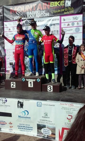 Primer podium del año del CC Santa Eulalia para Victor en la mtb San Antón de Jumilla con un tercer puesto