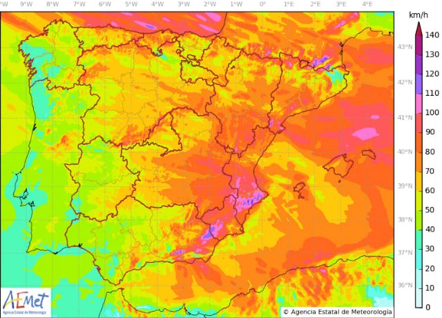 La borrasca Karine provocará un fuerte temporal de viento