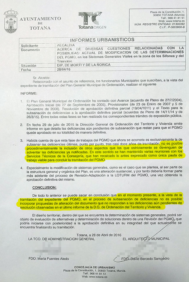 Vecinos del Barrio de los Sifones aseguran sentirse defraudados porque el Ayuntamiento de Totana 'no cumple sus promesas'