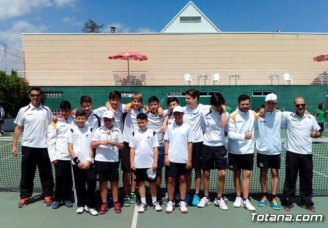 Subcampeonato del Club de Tenis Totana en la Liga Regional Interescuelas 2016/17