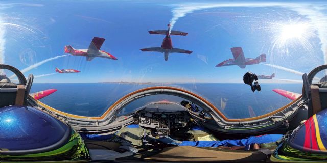 La Comunidad desarrolla una aplicación inmersiva de realidad virtual que permite experimentar un vuelo con la Patrulla Águila