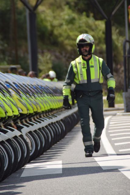 La Unidad de Movilidad y Seguridad de la Guardia Civil “Dámaso Guillén” para la Vuelta Ciclista a España 2026 recorre las carreteras de Murcia