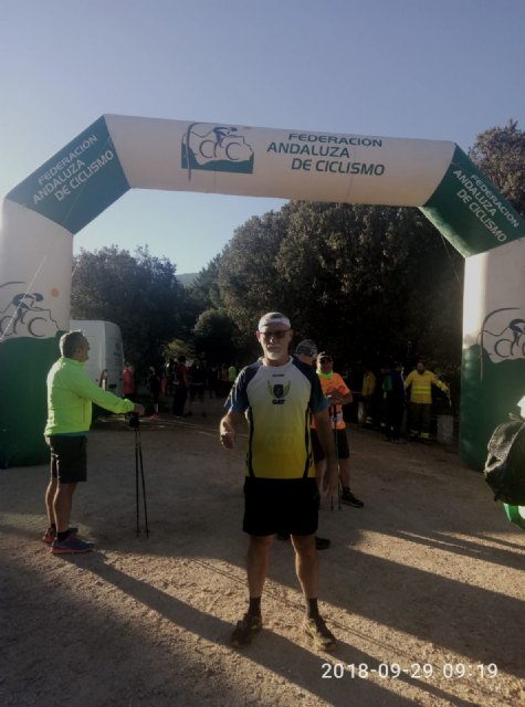 Juan Francisco García del Club Atletismo Totana sube al podium en el trail de María