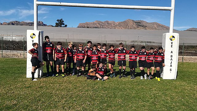 Los partidos del club rugby Totana, en las categorías sub 8 sub 10 y sub 12, se disputaron ayer en Orihuela