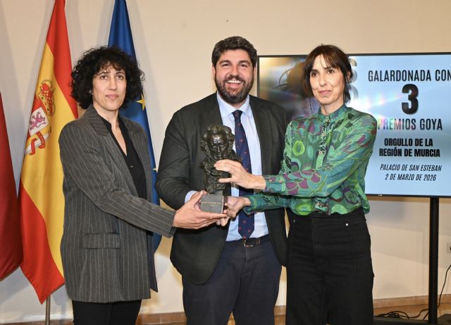 López Miras recibe al equipo de 'Sorda' tras sus tres Goya: 'Sois orgullo de Región'