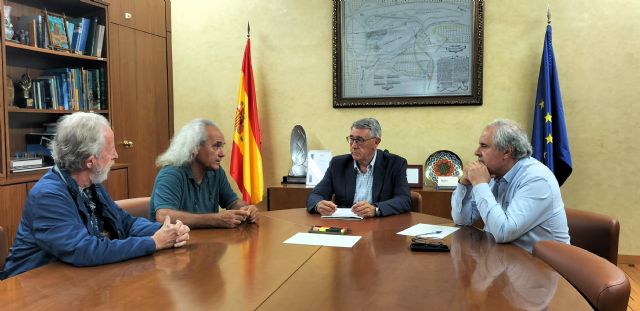 La CHS revisa con ANSE la colaboración ambiental en la finca de La Raja y analiza cuestiones relacionadas con la cuenca vertiente del Mar Menor