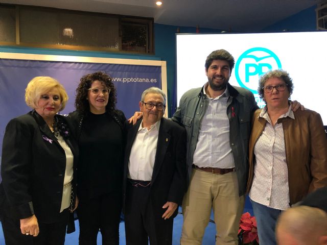 López Miras: 'Totana volverá a ser una tierra de oportunidades cuando el PP vuelva a gobernar al ayuntamiento'
