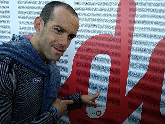 Edu Lucas del CAT recibió un reconocimiento en la gala CorrePorMurcia