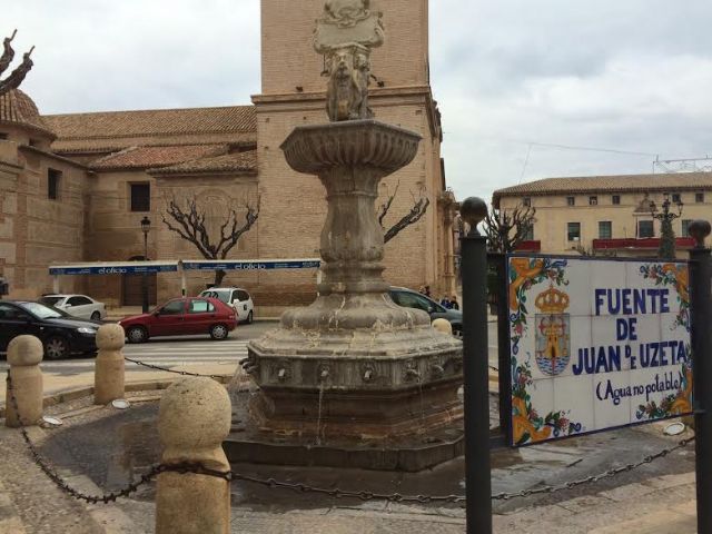La Dirección General de Bienes Culturales autoriza el proyecto básico de ejecución y rehabilitación de la fuente 'Juan de Uzeta'