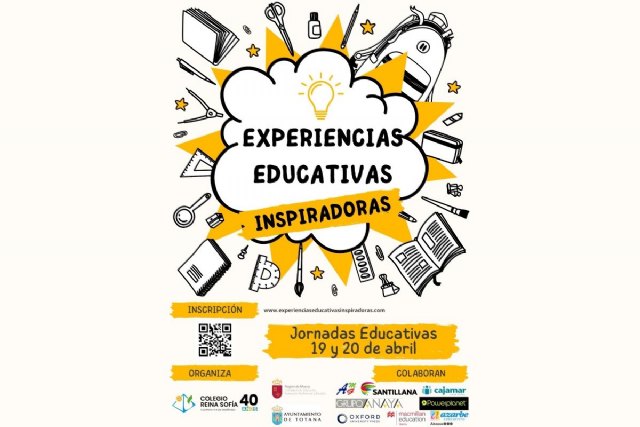 Totana acoge los días 19 y 20 de abril las Jornadas “Experiencias Educativas Inspiradoras”