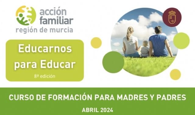 Comienza hoy la programación on line de la Escuela de Padres y Madres “Educarnos para educar”